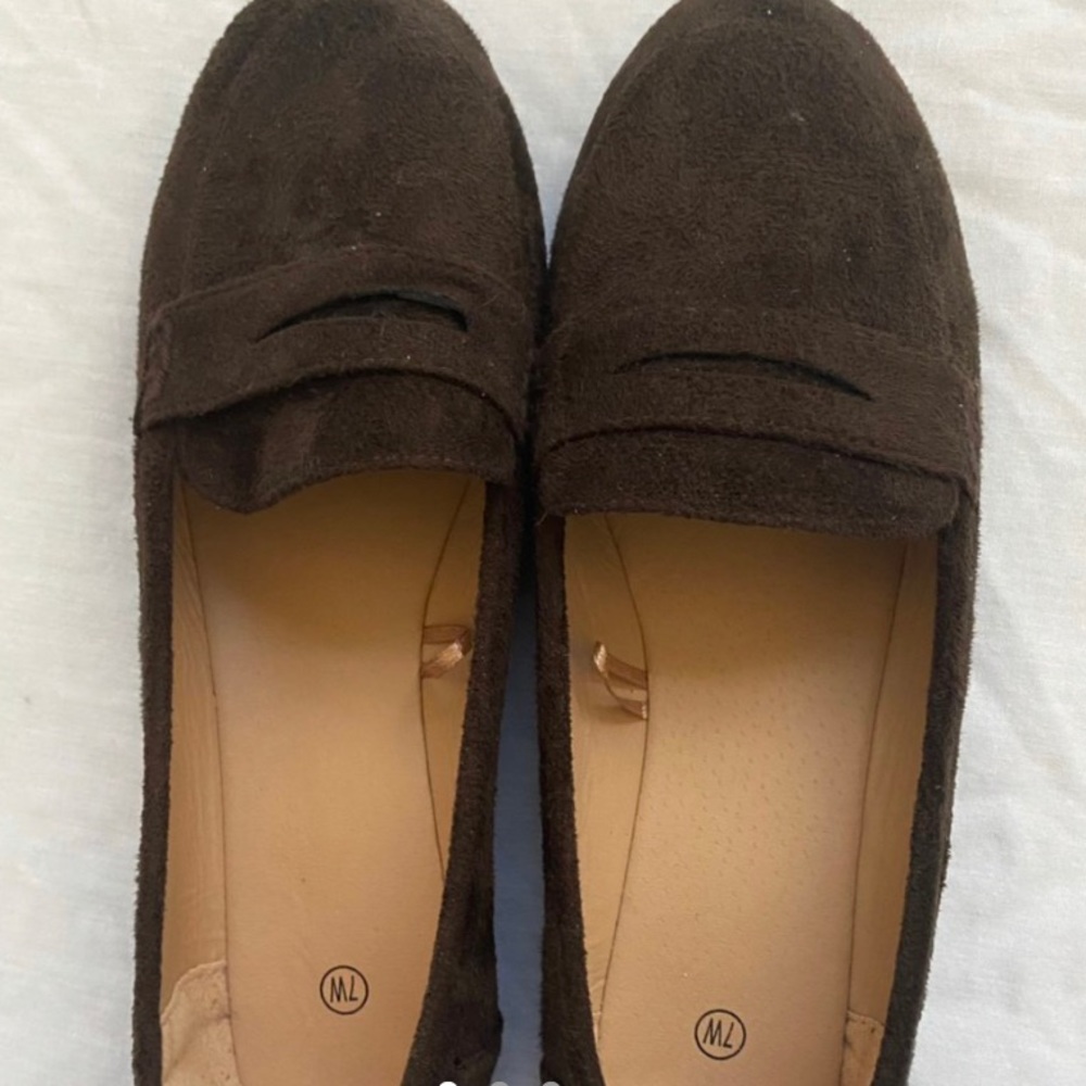Dark brown loafers